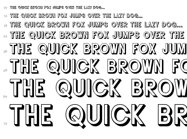 Buttacup font waterfall